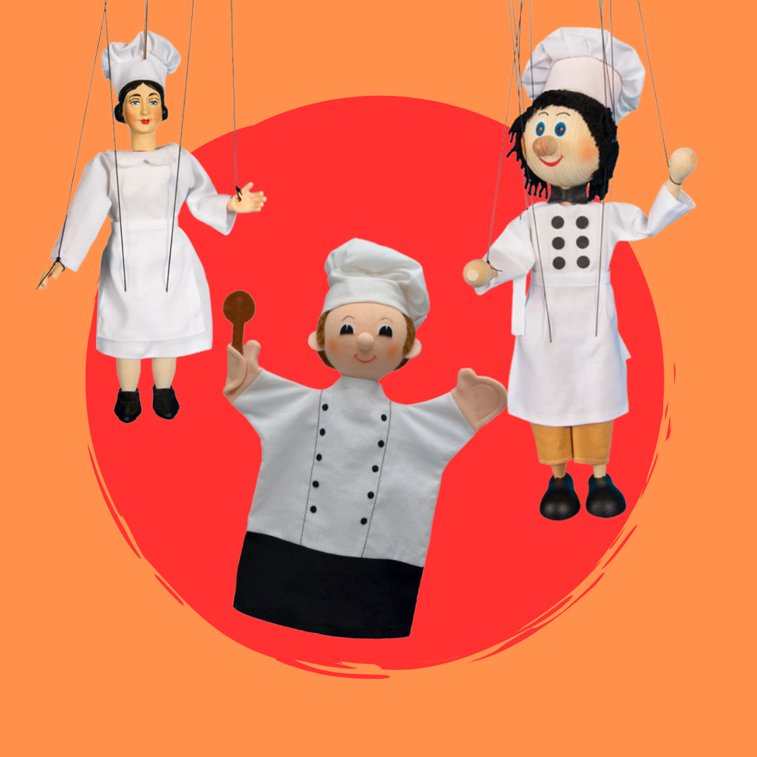 Cuisinier marionnette- Le Monde de la Marionnette - Boutique de Marionnettes en ligne – Le Monde De La Marionnette - Planet Of Puppets Cuisinier marionnette- Le Monde de la Marionnette - Boutique de Marionnettes en ligne – Le Monde De La Marionnette - Planet Of Puppets