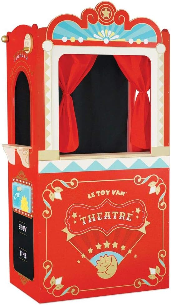 Stand de vente et théâtre de marionnettes Legler • Jouet en bois Stand de vente et théâtre de marionnettes Legler • Jouet en bois
