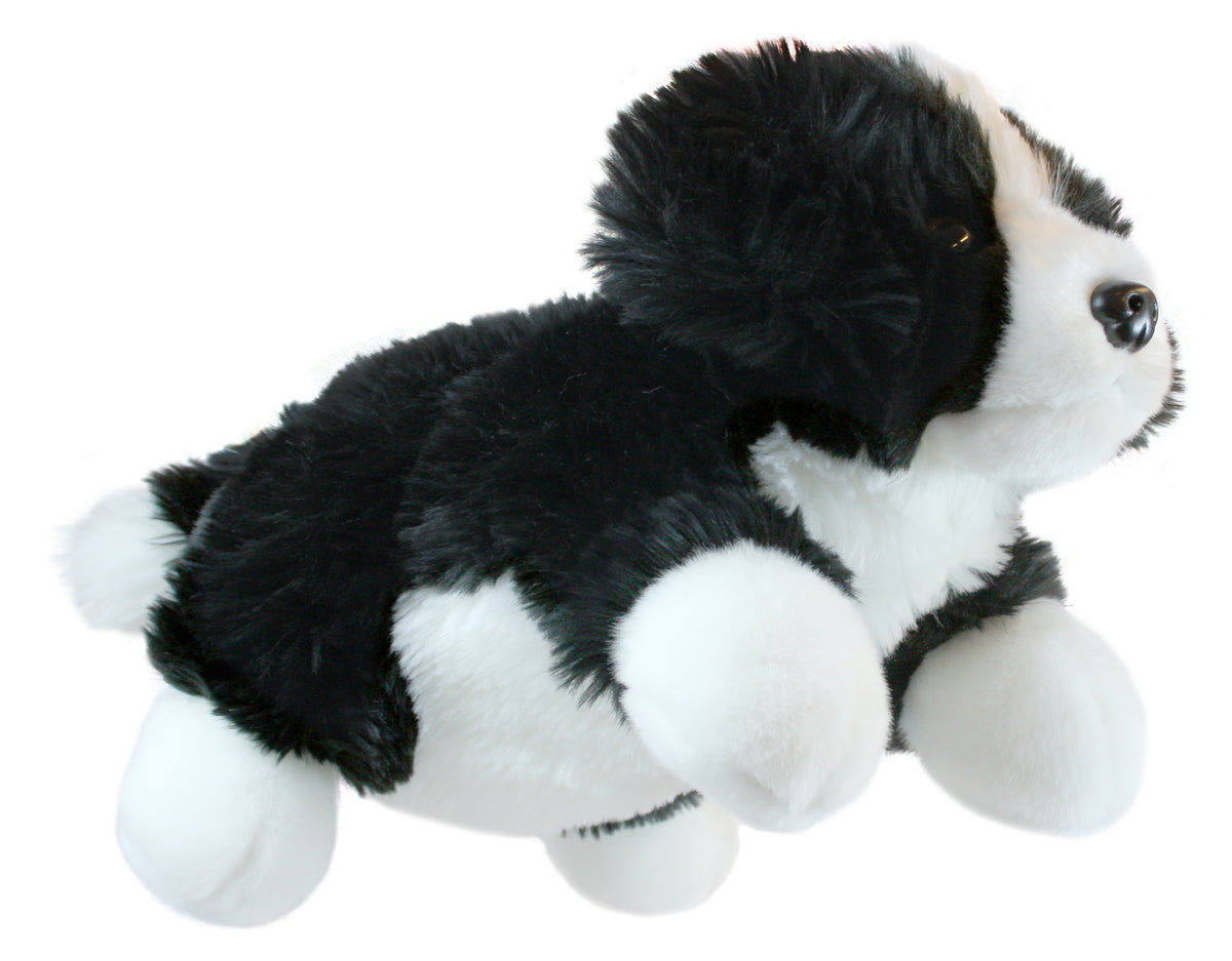 Marionnette à Main Border Collie – The Puppet Company – Manches Longues – Détails Réalistes – Pour Enfants Dès 12 Mois