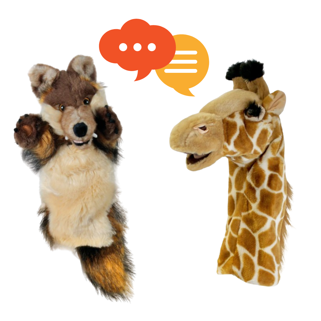 Grafix Marionnettes Animaux pour Enfants | Marionnettes de Théâtre en Coffret | Jeu de 4 Marionnettes | Panda, Lion, Girafe, Éléphant | Peluches Grafix Marionnettes Animaux pour Enfants | Marionnettes de Théâtre en Coffret | Jeu de 4 Marionnettes | Panda, Lion, Girafe, Éléphant | Peluches