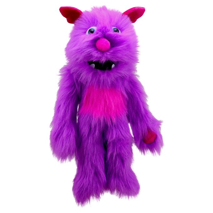 Monstre violet Marionnette
