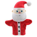 Marionnette à Main Père Noël En Coton - Jouet éducatif Pour Bébé - Environ 42 Cm - Idéal Pour Histoires - 1