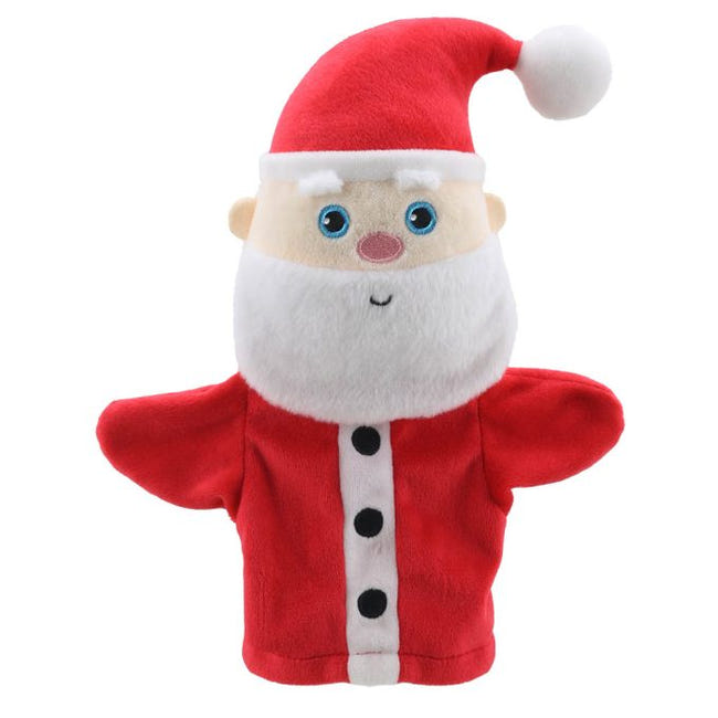 Marionnette à Main Père Noël En Coton - Jouet éducatif Pour Bébé - Environ 42 Cm - Idéal Pour Histoires - 1