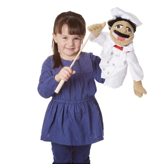 Chef Cuisinier Marionnette Ventriloque -Boutique de Marionnettes en Ligne –  Le Monde De La Marionnette - Planet Of Puppets