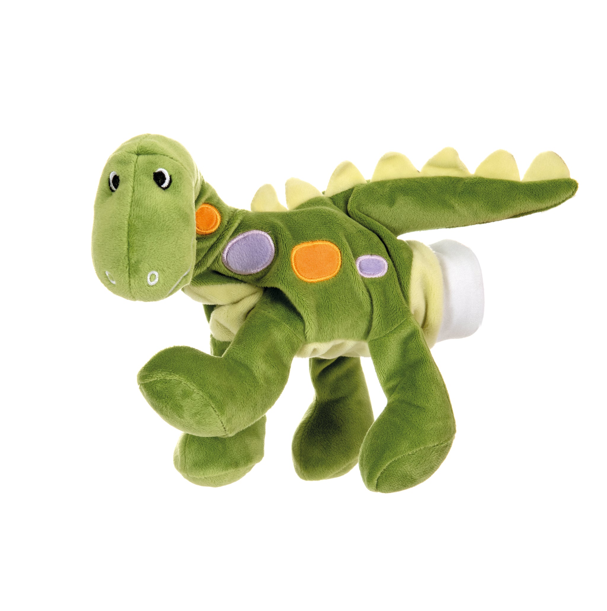Marionnette à Main Dinosaure DRESSOOS - Peluche Verte 30 Cm, Jouet Interactif Pour Enfants, Histoires Et Jeux Créatifs - 11