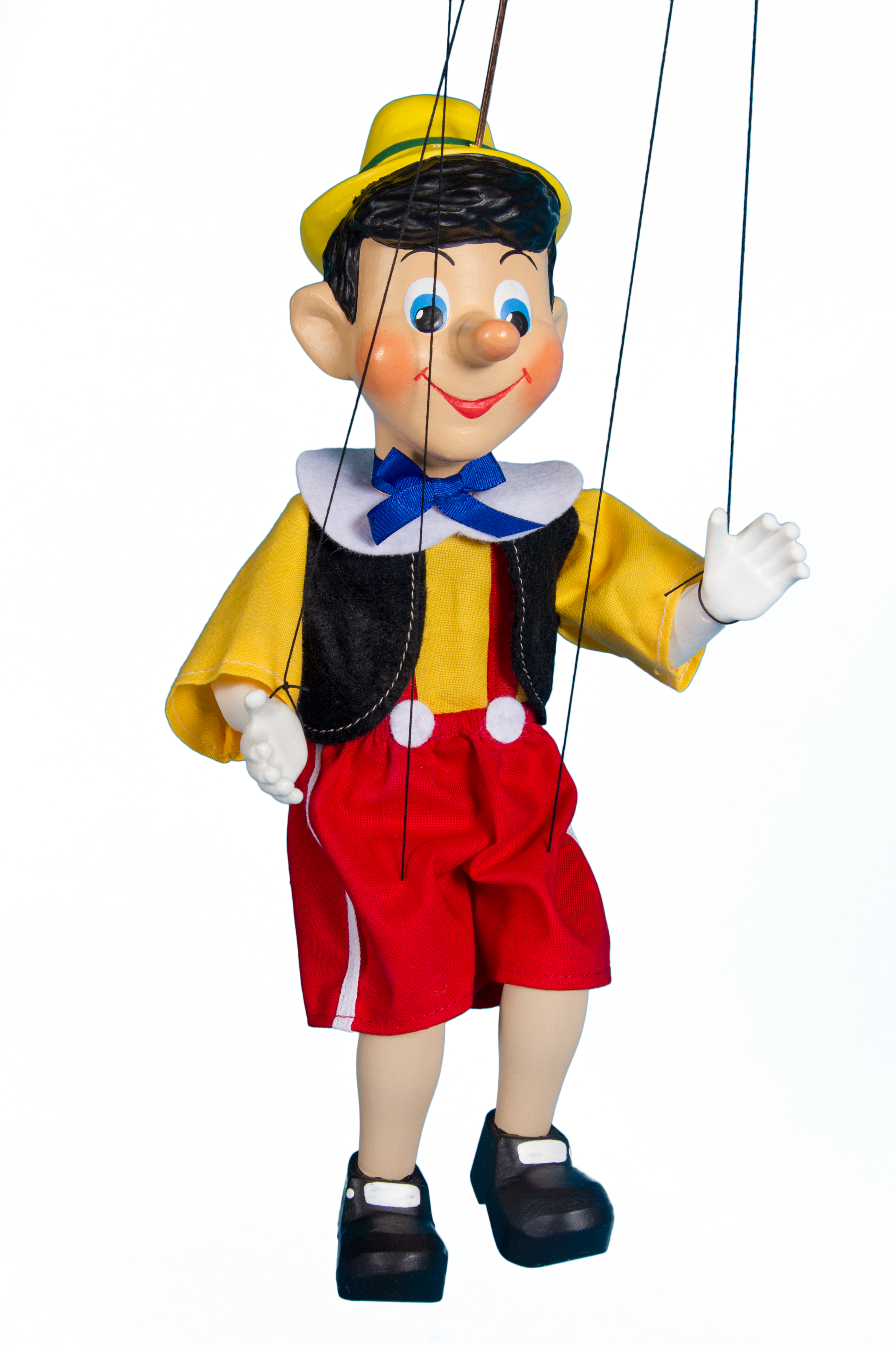 Marionnette en bois Pinocchio H cm 31