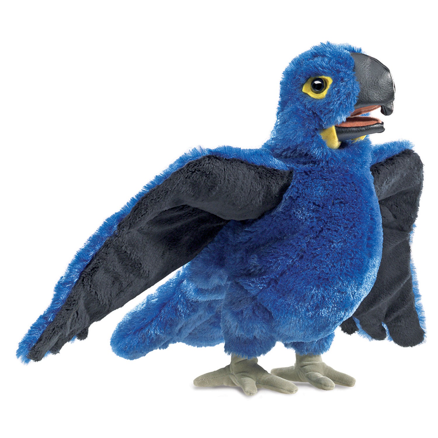 Marionnette Perroquet En Peluche – Jouet Ventriloque Doux Pour Enfants, Idéal Pour Histoires Et Apprentissage (20 Cm)