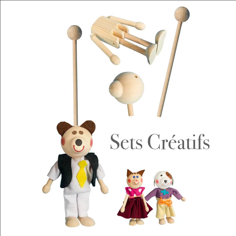 Set Créatif Animal Marionnette
