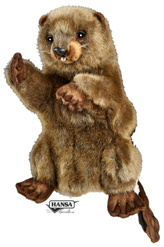Peluche wombat marionnette 23cmh | peluche | jouéclub Peluche wombat marionnette 23cmh | peluche | jouéclub