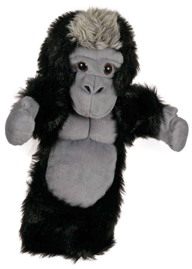 P392-PC006017-marionnette-Gorille-dos-argenté-The-Puppet-Company-Long-Sleeved-Glove-Puppets