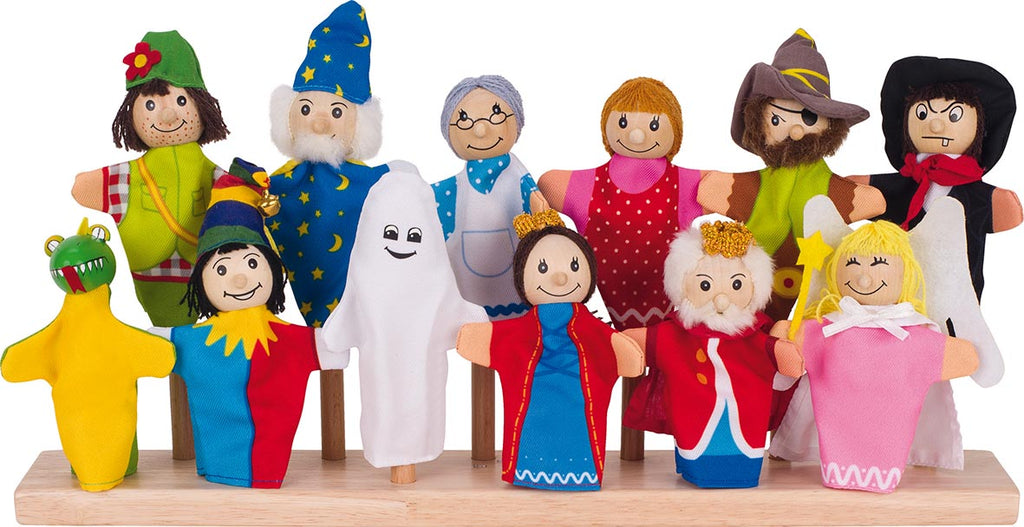 Aolso Marionnettes à Doigts,Tiny Hands Petites Mains Set,12Pcs Petites  Ensemble de Marionnettes à Doigt, Mini Doigts Amusants en Caoutchouc pour  Fête