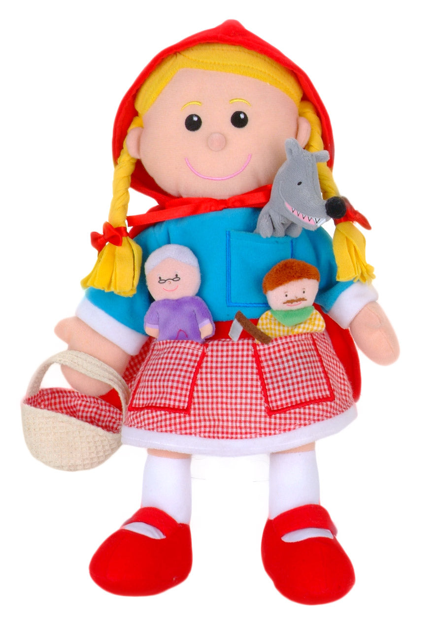La Petit Chaperon rouge - livre théâtre avec marionnettes à La Petit Chaperon rouge - livre théâtre avec marionnettes à