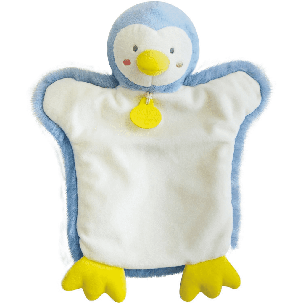 Trudi marionnette à main Pingouin 24 cm en peluche noir/blanc 2 pièces Trudi marionnette à main Pingouin 24 cm en peluche noir/blanc 2 pièces